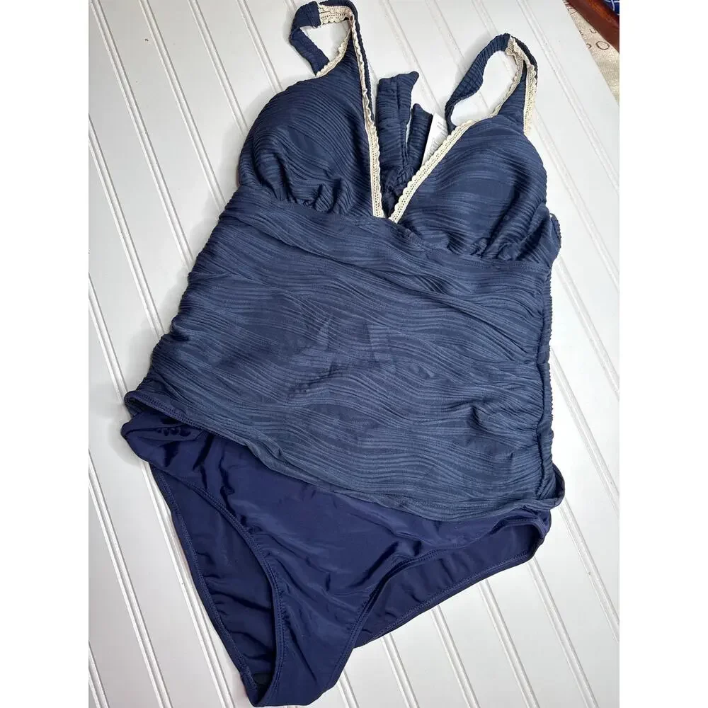 NWT Cupshe Lot of 4 Tankini & Swim Bottoms Swimsuit Bathing Suit Beach Summer L